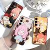 W-Spy X F-Family Anime Phone Case For Samsung Galaxy A73,A21s,A22,A31,A52,A53,A71,A41Soft Black Shell