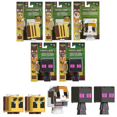 Minecraft Super Expanded Figuren C Sortiment 5-teilig, Box verkauft, Figuren für Kinder ab 6 Jahren (MINECRAFT) 986C-HTL43