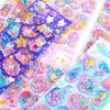 3D Scented Animal Glitter Shaker Stickers for Kids
