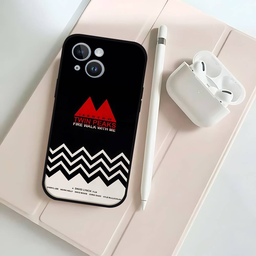 

Twin-S Peaks Fire Walk With Me Phone Case Black Phone Case For IPhone 17/16/15/13/14 Pro Max/ 11Plus/X/Xr/Xs Max/12mini iphone16Pro