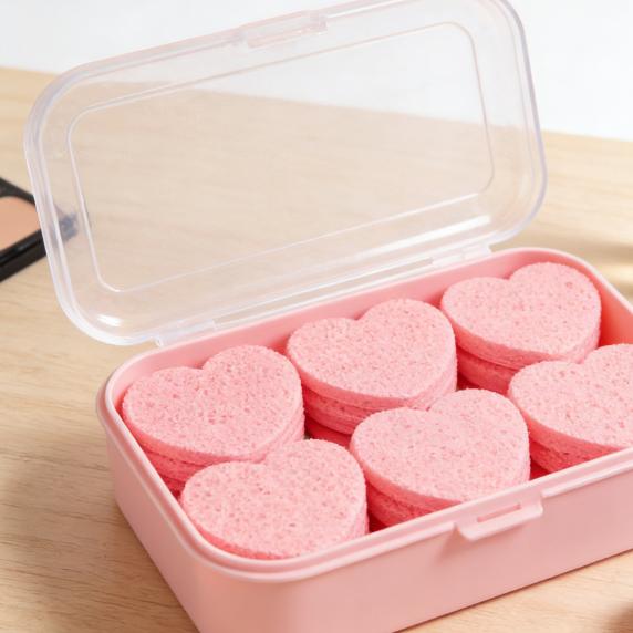 1/30Pcs Cellulose Face Sponges Compressed Facial Cleansing Massage Tools for Pore Exfoliation Makeup Removal High Spa Quality