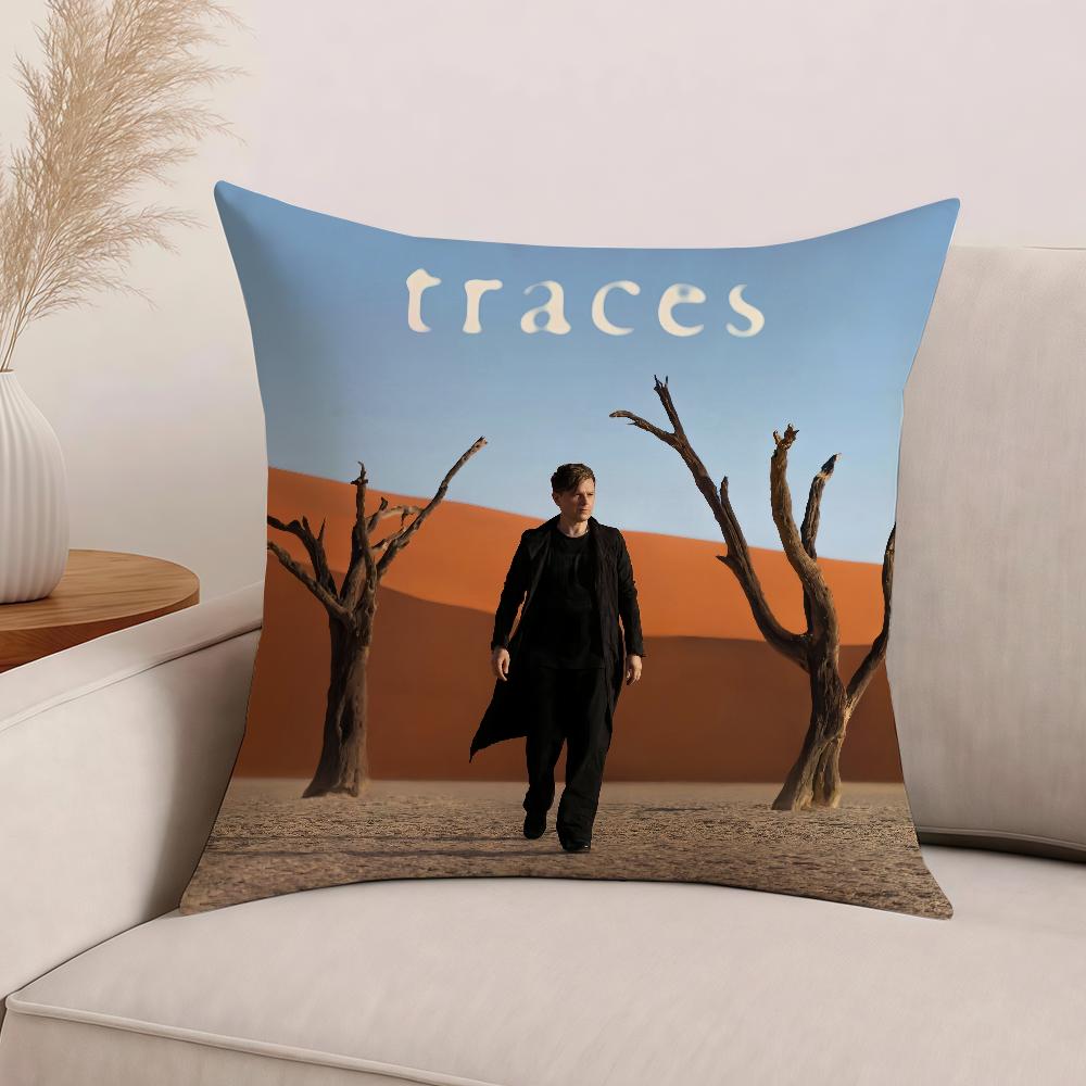 Sänger Michael Patrick Kelly Spuren Kissenbezug Büro Kissen Geeignet für Sofa Auto Schlafzimmer Dekorative Kissenhülle Peach skin 18*18(CM)-1Pcs