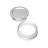 Metal Dosing Funnel Espresso Distributor Replacement,Coffee Cup for 54mm Portafilter , Argent