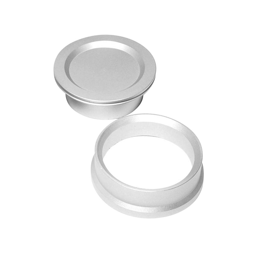 Metal Dosing Funnel Espresso Distributor Replacement,Coffee Cup for 54mm Portafilter , Argent