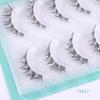 Transparent Terrier 5 Packs L-Shaped False Eyelashes Natural Comic Barbie Eyelashes Little Demon Eyelashes