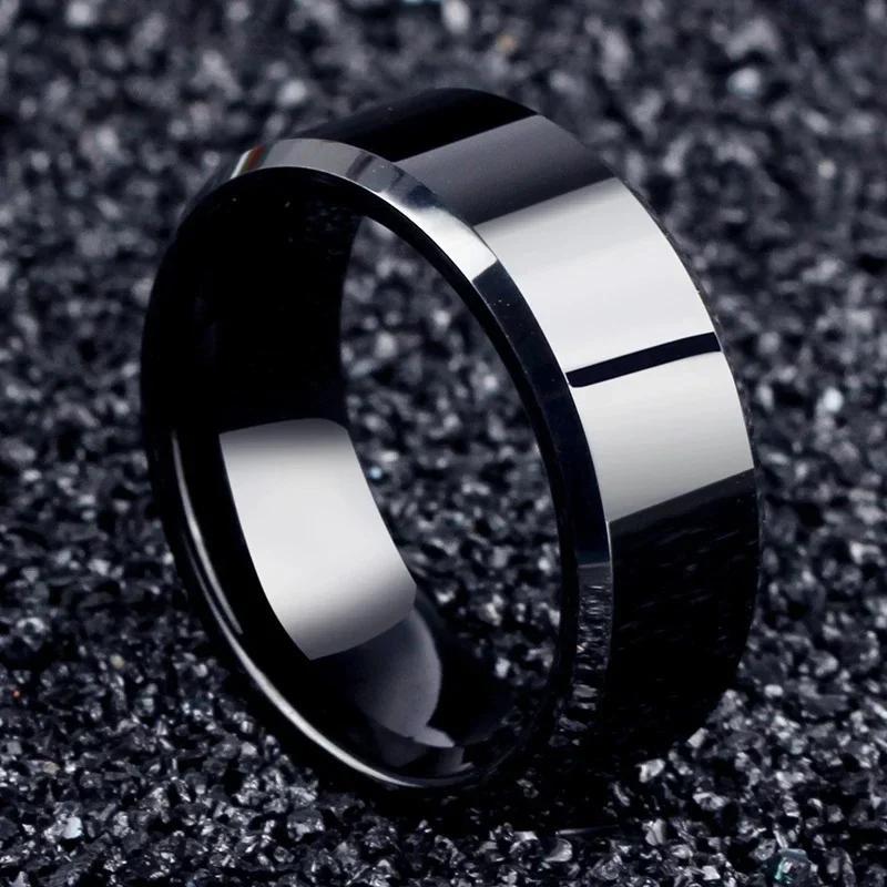2025 New Titanium Steel Rings For Men Stainless Steel Rings For Men Men Ring Fashion Rings Wire Drawing