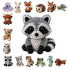 Kit de Abalorios de Animales DIY, Set de Manualidades de Animales Pequeños en 3D con Abalorios, Lindo Kit de Arte con Abalorios de Animales para Principiantes Adolescentes Adultos Alivio del Estrés Decoración DIY Hecho a Mano