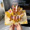 3D Fold Out Butterfly Flower Greeting Card Handmade High Quality Paper  Up Card for Graduation Business Holiday Gifts