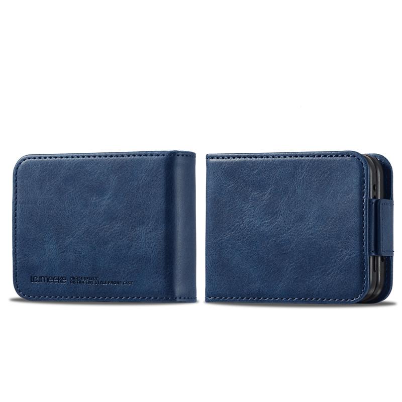 EUCAGR Magnetic Wallet Leather Case For Samsung Galaxy Z Flip 3 4 5 6 7 Card Solt Holder Pocket Cover For Galaxy Z Flip7 6 5 4 3