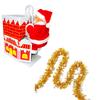 Electric Climbing Chimney Santa Claus Christmas Figurine Ornament Family Party G