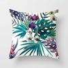 Fashion Tropical Plant Polyester Pillow Case Office Fabric Sofa Cushion Cover Home Polyester Pillow Case