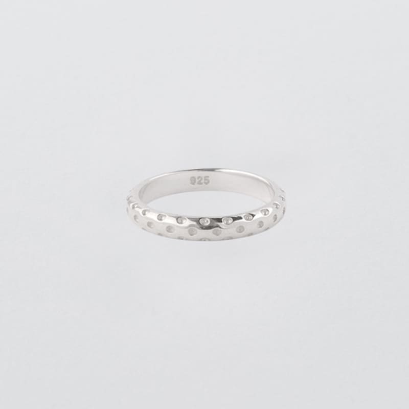 Another Layer Dots Band Ring (silver925)