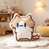 Soft Stuffed Cat Plush Throw Pillow Monthly Salary Cat Cat Plush Cushion  Cartoon Cushion