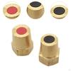 2Pcs M8 Battery Terminal Binding Post Connector Brass Wire for