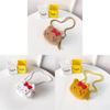 Hello Kitty Cartoon Plush Mini Crossbody Bag For Kids With Zipper Closure