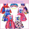 2023 New Arrival Starry Baby Lilo And Stitch Girls Dress, Cartoon Style, A-line Skirt