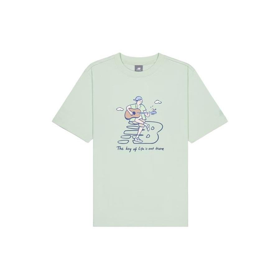 New Balance x PK Guitar Graphic T-Shirt Asia Sizing Light Blue Unisex NEE26021-MT S