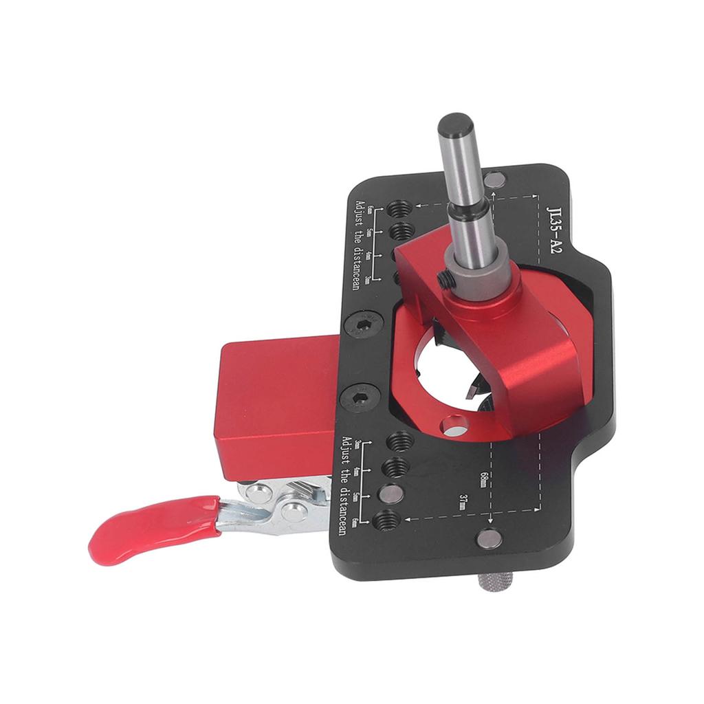 Hinge Jig Drilling Hole Puncher 35mm Boring Guide Locator Aluminum Alloy Opener Door Concealed Installation Tool