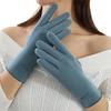 1 Pair Winter Women Full Finger Gloves Touch Screen Warm