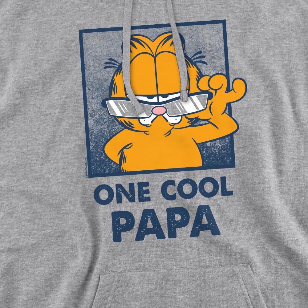 Garfield Mens One Cool Papa Fathers Day Hoodie