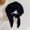 Pure Wool Triangle Scarf Niche Knitted Headscarf Multifunctional Scarf for Women Warm and Versatile Autumn and Winter New Trend