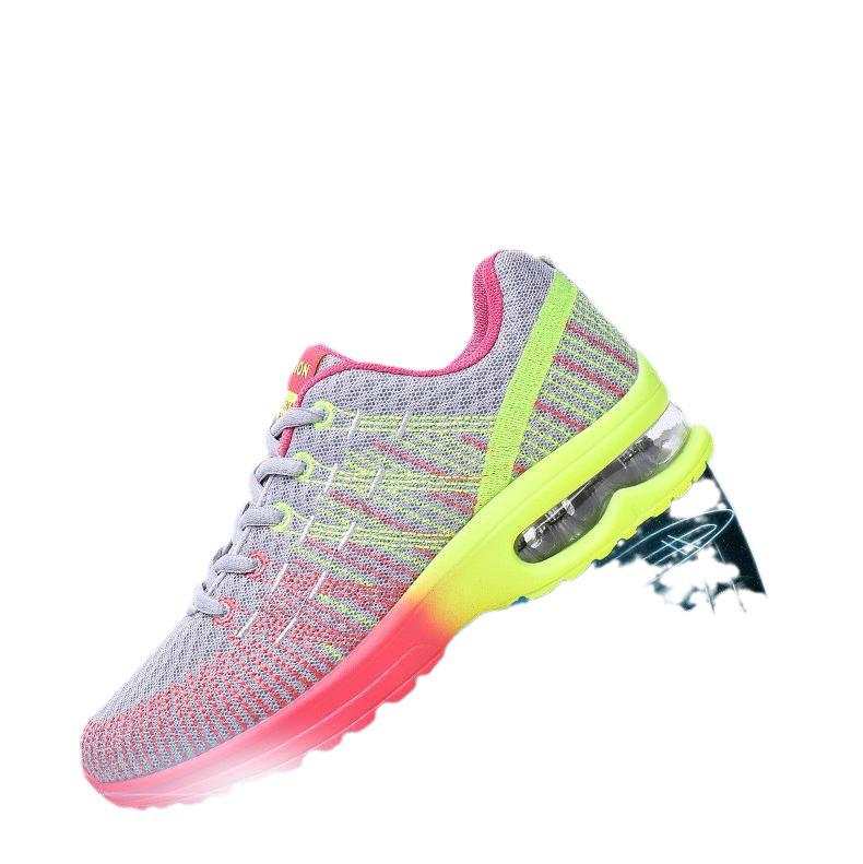 Damen 2023 Übergröße Freizeit Ghost Dance Schuhe – Atmungsaktives Flyknit, Low Top, Airbag-Sohle Lauf-Sneakers.