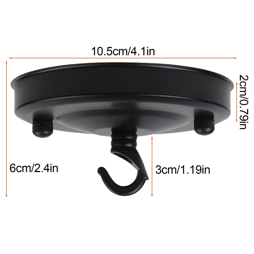 Ceiling Plate Holder Pendant Lamp Vintage Ceiling Rose Hook Plate Light Fitting Chandelier Pendant Lamp Parts For Living Room