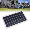 5W Solar Panel  Lightweight Female Head USB Solar Panel Monocrystalline Silicon Professional for Mobile Phone for Radio