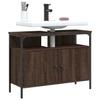 VidaXL Armoire Lavabo de Salle de Bain, Placard sous Vasque avec Porte, Meuble de Rangement, Organisateur de Toilette 842445