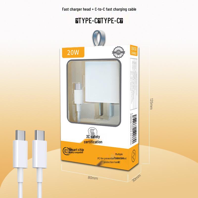 Compatible with Apple 20W PD Charger Head, 3C Certified for iPhone 15 Fast Charging