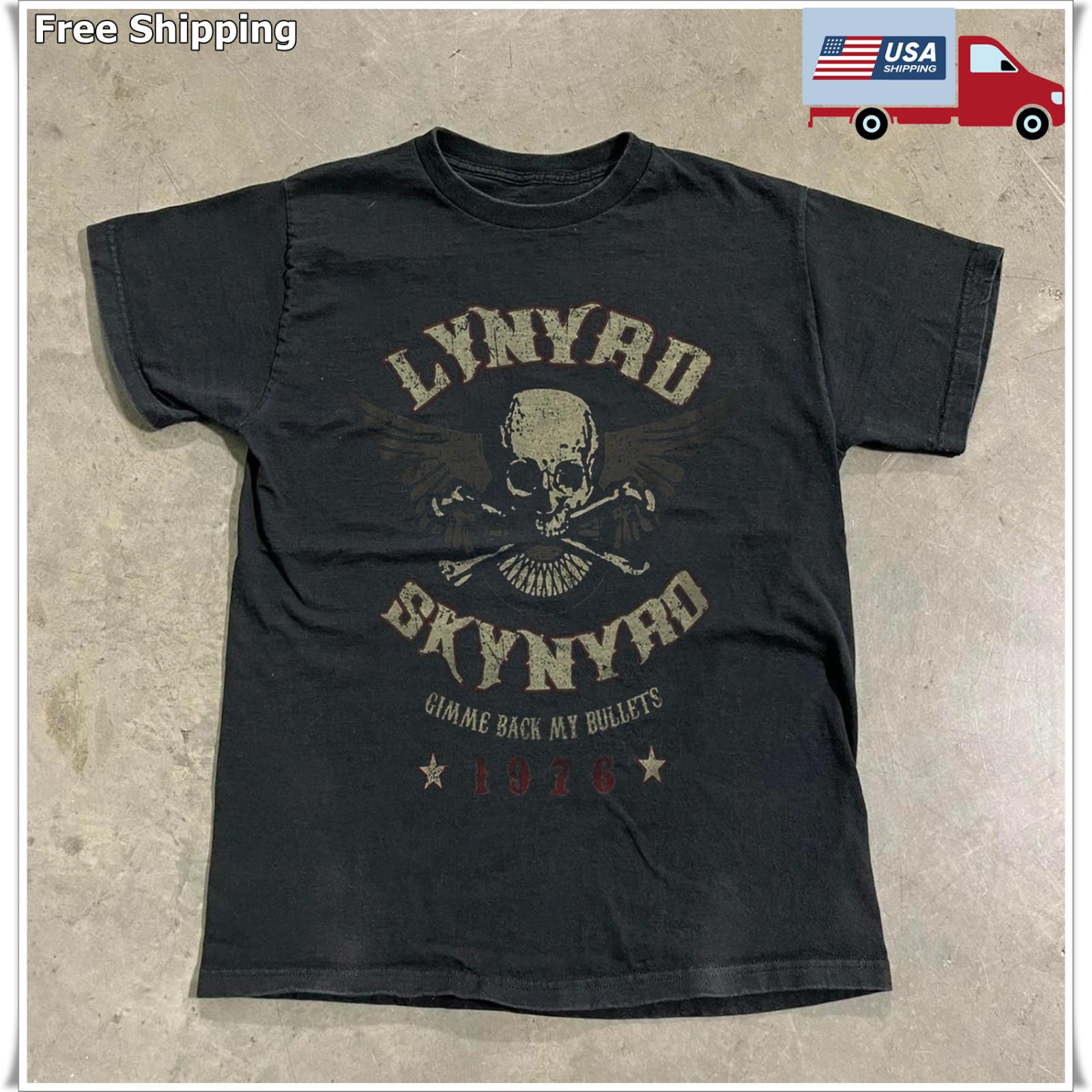 Lynyrd Skynyrd Gimme Back My Bullets Tour 1976 T-shirt, Size S-5XL XXL