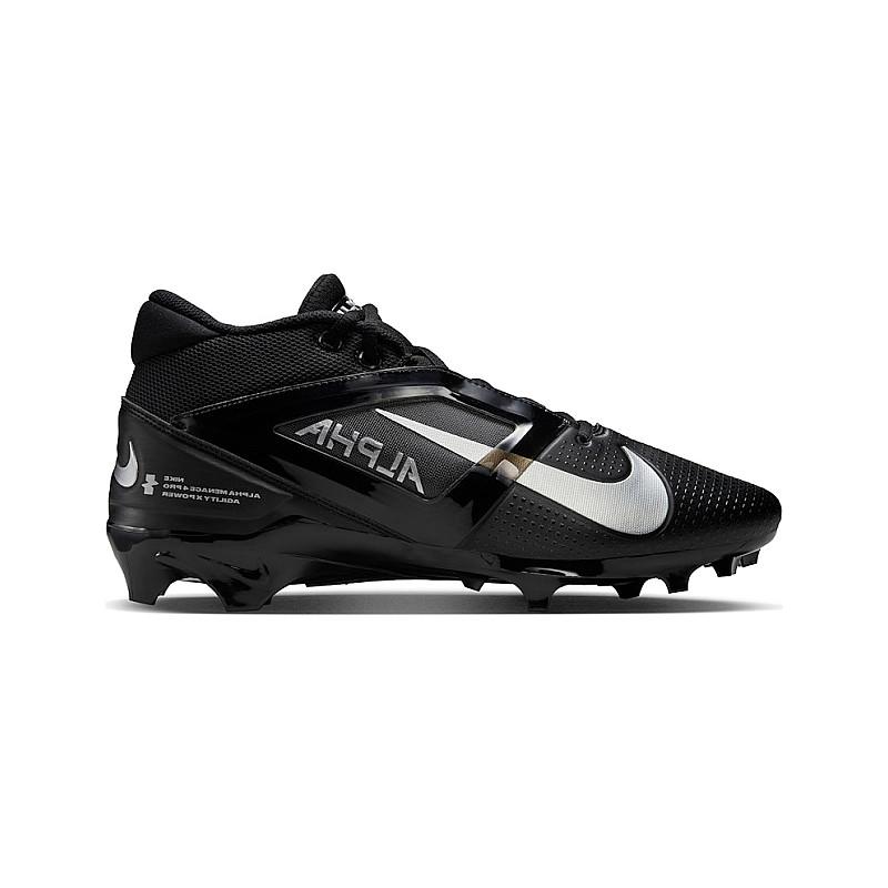 Nike Alpha Menace 4 Pro Black Metallic Silver Unisex Sneakers FD7037-002