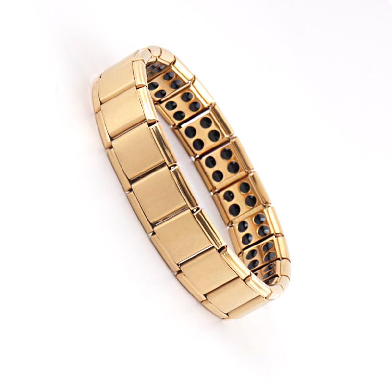 

Європейський та американський чоловічий індивідуальний модний еластичний браслет для здоров я Матеріал з нержавіючої сталі Висококласні ручні прикраси
