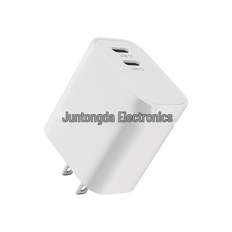PD20W Dual USB-C Fast Charger for Apple & Samsung Devices