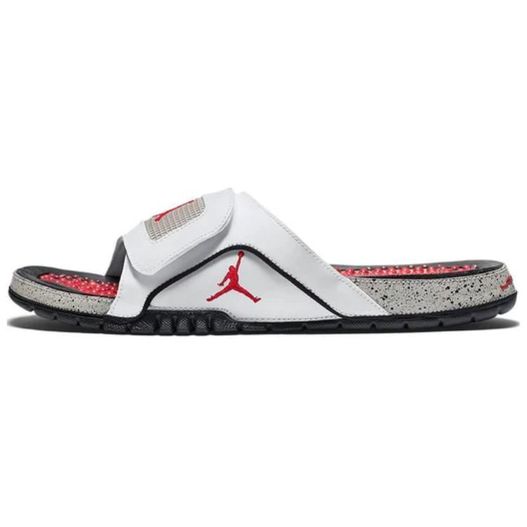 Air Jordan Hydro 4 Retro White Red Slippers Men s 532225-104 EU 41