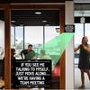Funny Office Signs, If You See Me Talking To Myself We'Re Having A Team Meeting 12" X 8" Metal Hanging Sign, Suitable For Business, Office Decoration