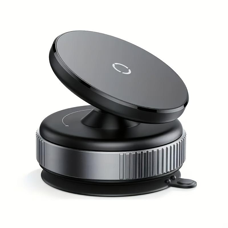 Magnetic car phone holder, universal rotating sucker holder for iPhone-gym/mirror/smooth surface чёрный