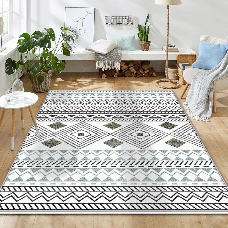 Morocco Luxury Carpets for Living Room 200x300CM Room Decoration Aesthetic Easy Cleaning Rugs Bedroom Bedside Antiskid Floor Mat