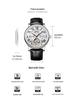 BINKADA Herrenmode Skelett Mechanisch Leuchtend Wasserdicht Uhr