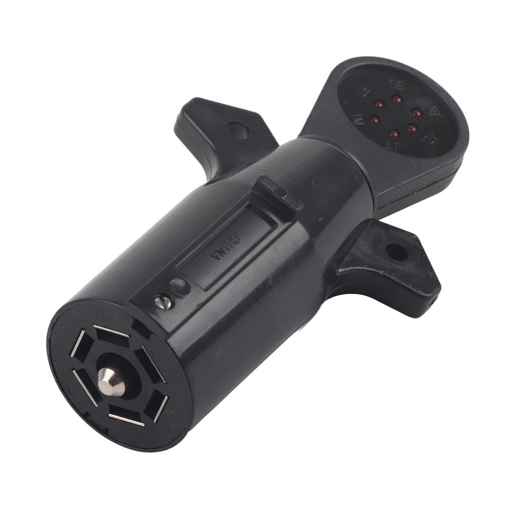 7 Way Trailer Light Circuit Connector Tester Wiring Circuit Plug Socket Tester for RV