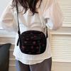 School Bag Girl Junior High School Student High School Student Cute Girl Heart Pink Strawberry Diagonal Span Bag