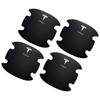 4PCS Car Door Handle Protection Sticker Emblem Car Decoration Styling For Tesla Model 3 Model X S 2016-2020 Decals TM3 TMX TMS Decal
