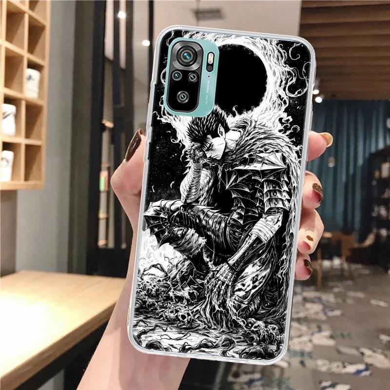 

Black White G-Guts B-Berserks Soft Phone Case For Xiaomi Redmi Note 14 13 12S 12 11S 11 11E Pro Plus 10S 10 9S 9 Note14 Pattern Redmi Note 10(10S)