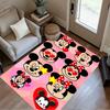 Mickey Minnie's Valentine Floor Rug Office Rug Suitable for Living Rooms Bedrooms Foyer Study room Antislip Carpet Anime Office Decor
