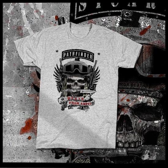 Military T-Shirt Pathfinder Army Special Forces Airborne Ranger Infantrymen Iraq 2XL