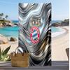 Toalla de Playa Impresa del Bayern de Múnich Toalla Suave de Secado Rápido Manta de Playa Rectangular Grande Portátil para Viajes Piscina