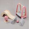 1/12 Scale Amusement Park Slide Horse Swing Play House Toy Set for Kids Dollhouse Accessories Small Simulation Play Equipment