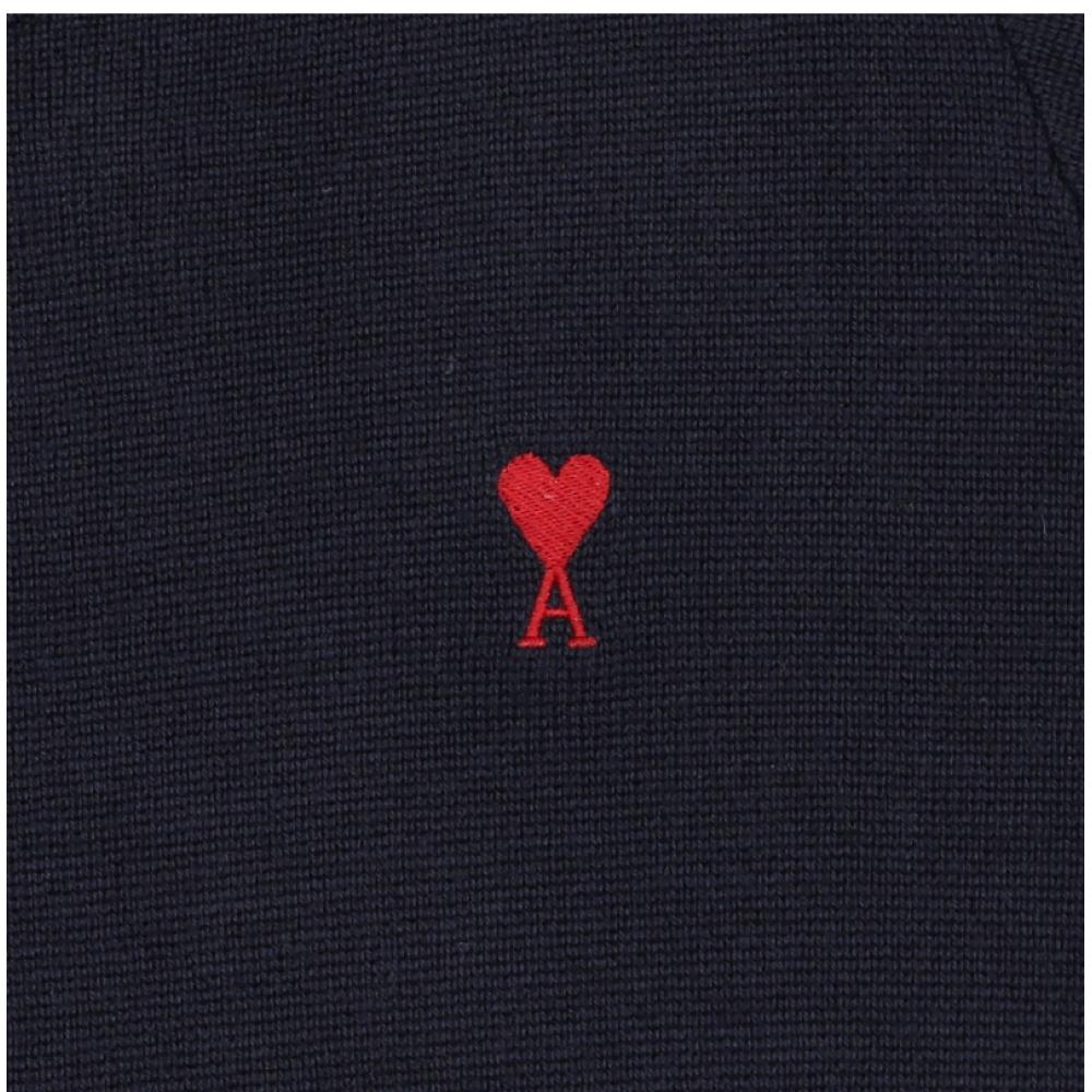 Ami Women S Small Heart Logo Cardigan Fkc361 001 414