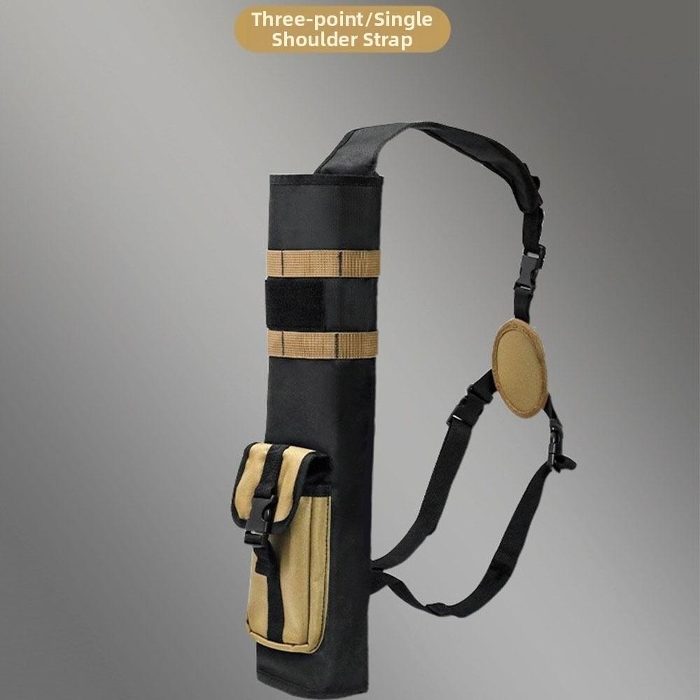 Single Shoulder Archery  Quiver Adjustable Strap Arrow Bag  Outdoor  Hunting Accessories