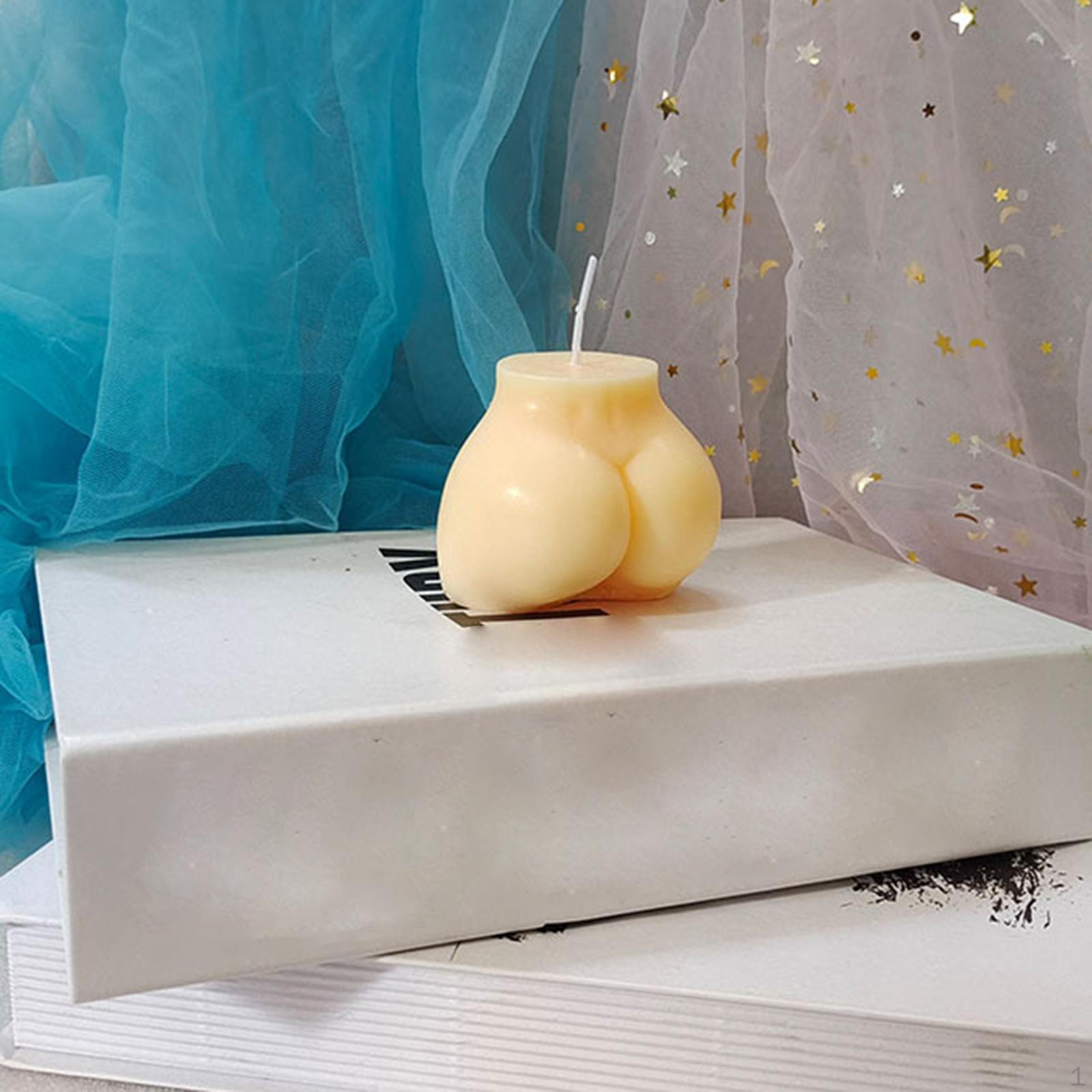 

Candle Female Creative Ornaments Art Crafts Artistic Body for Gift Wedding Desktop Home Decor Party Beige Orange